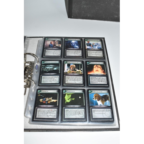 513 - THREE FOLDERS OF STAR TREK CARDS, includes complete sets of the Second Edition, Energize, Call To Ar... 