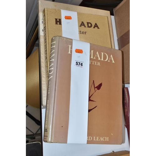 574 - TWO EDITIONS OF HAMADA: POTTER by Bernard Leach, one edition is a 1st 200 Review Copy, 1st Edition 1... 