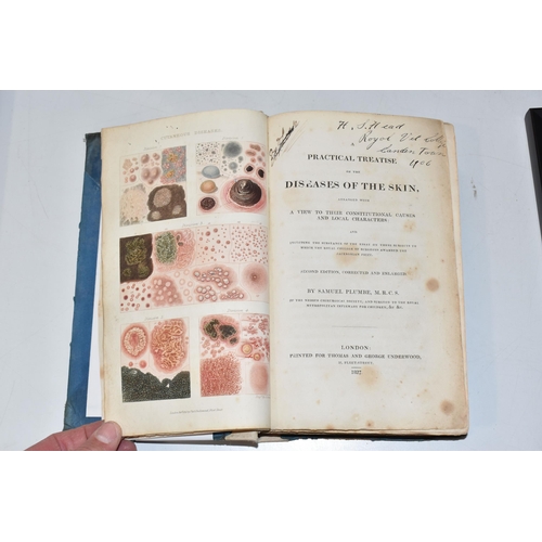 579 - PLUMBE; Samuel, Practical Treatise On The Diseases Of The Skin, 2nd Edition corrected and enlarged 1... 