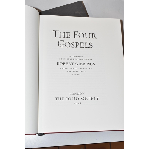 580 - THE FOLIO SOCIETY, The Four Gospels Preceded By A Personal Reminiscence By Robert Gibbings Proprieto... 