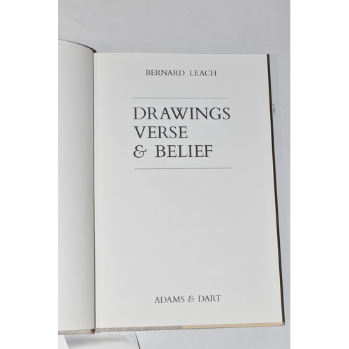 581 - LEACH; Bernard, Drawings Verse & Belief, pub. Adams & Dart 1973