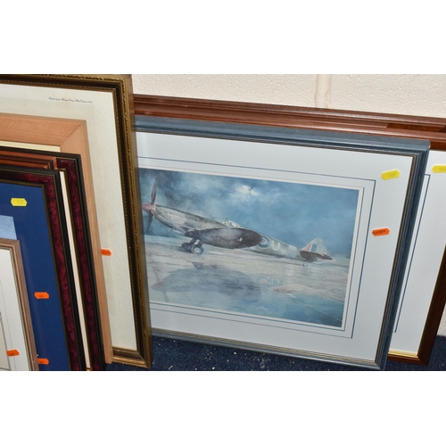 597 - A QUANTITY OF PICTURES AND PRINTS ETC, to include watercolours by Angela Moody, subjects include sum... 