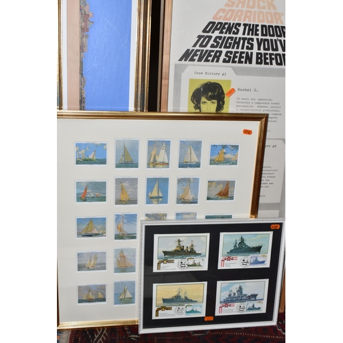 605 - SEVEN 20TH / 21ST CENTURY PRINTS, including Chris Evans (Contemporary), Beach Scene, mixed media, si... 