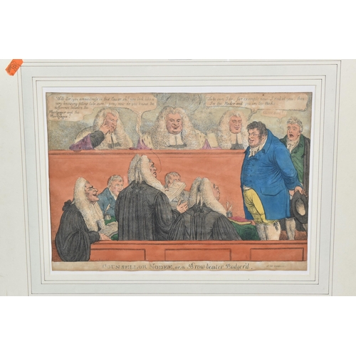 646 - ROPER (BRITISH 20TH CENTURY) Court Room scene, pastel and pencil, intialled and dated (19)69 lower l... 