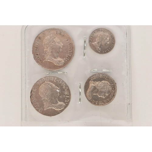 189 - A GEORGE III MAUNDY COIN SET 1784 VF (deposits on 3d edge) ref London Coins 12/2015, 4d-1d