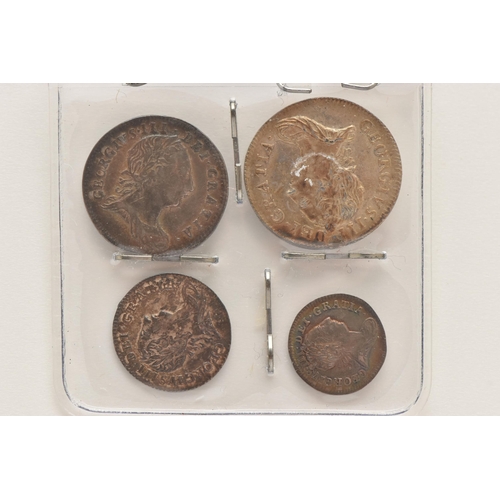 190 - A GEORGE III 1766 MAUNDY COIN SET 4d-1d (ref London Coins 12/2015 lot 3364)