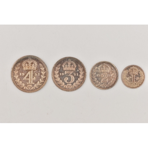 193 - A GEORGE VI MAUNDY COINS SET 1951 4d-1d