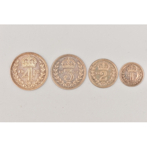 194 - A GEORGE VI MAUNDY COINS SET 1952 4d-1d