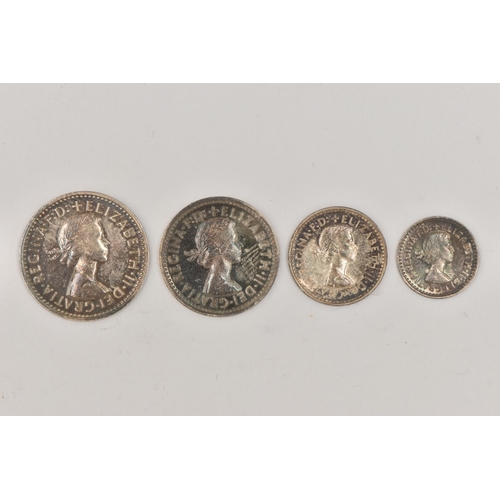 195 - A QUEEN ELIZABETH II MAUNDY COIN SET 1954 4d-1d