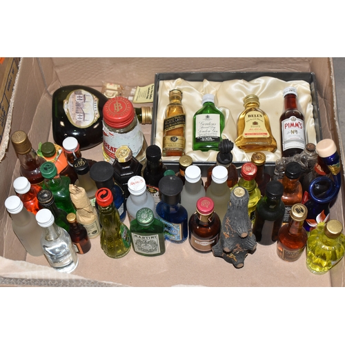 927 - ALCOHOL, Three Boxes containing 35 bottles of Wine, Whisky, Brandy, Rum, Liqueurs and other Spirits ... 