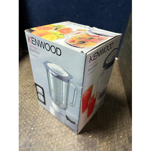 1057 - A COLLECTION OF HOUSEHOLD ELECTRICALS comprising of a Kenwood Chef Premium with four paddles, a Towe... 