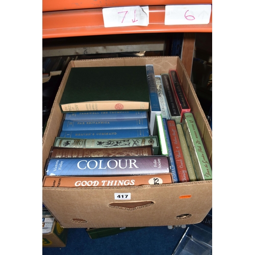 417 - THE FOLIO SOCIETY, Twenty-three miscellaneous titles in hardback format comprising, Nichols; Beverle... 