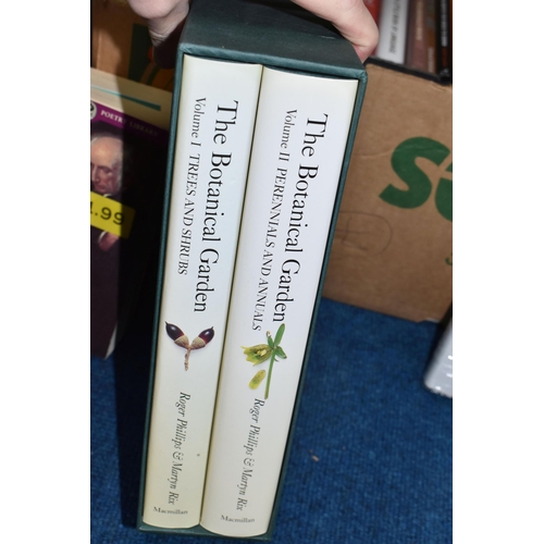 418 - FOUR BOXES OF BOOKS containing over eighty-five miscellaneous titles in hardback and paperback forma... 