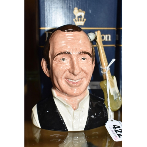 422 - TWO BOXED ROYAL DOULTON LIMITED EDITION 'STATUS QUO' CHARACTER JUGS, Francis Rossi D6961 and Rick Pa... 