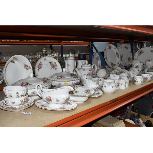 438 - NINETY SIX PIECE ROYAL WORCESTER DINNERWARE SET, 'Roanoke',  Z2827, comprising of, one oval meat pla... 