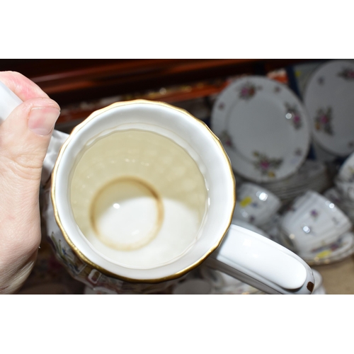 438 - NINETY SIX PIECE ROYAL WORCESTER DINNERWARE SET, 'Roanoke',  Z2827, comprising of, one oval meat pla... 