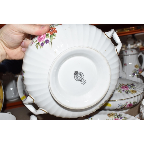 438 - NINETY SIX PIECE ROYAL WORCESTER DINNERWARE SET, 'Roanoke',  Z2827, comprising of, one oval meat pla... 