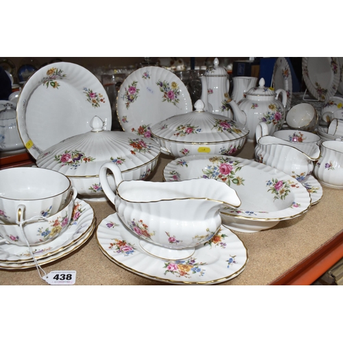 438 - NINETY SIX PIECE ROYAL WORCESTER DINNERWARE SET, 'Roanoke',  Z2827, comprising of, one oval meat pla... 