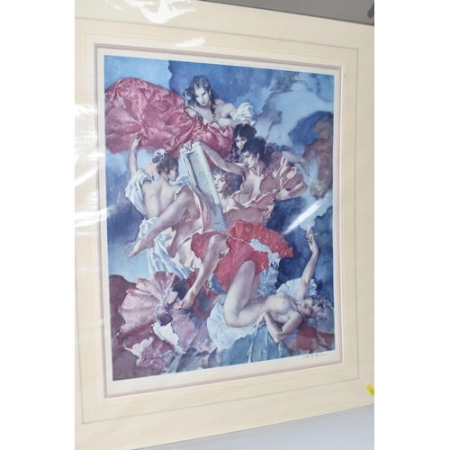 447 - WILLIAM RUSSELL FLINT (1880-1969) TWO SIGNED LIMITED EDITION PRINTS, comprising 'A Question of Attri... 