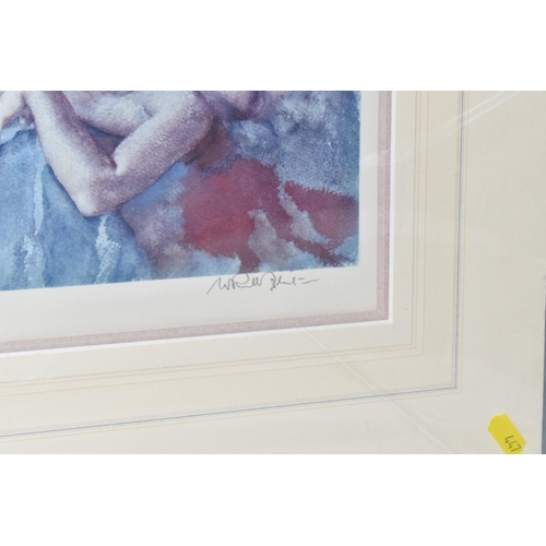 447 - WILLIAM RUSSELL FLINT (1880-1969) TWO SIGNED LIMITED EDITION PRINTS, comprising 'A Question of Attri... 