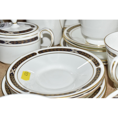 450 - A GROUP OF COALPORT 'WINDSOR' comprising six teacups, six saucers, six side plates (one side plate m... 