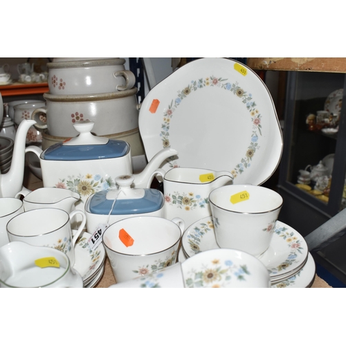 451 - A LARGE GROUP OF ROYAL DOULTON TEA AND COFFEE WARES AND CONTINENTAL TEA WARES comprising a group of ... 