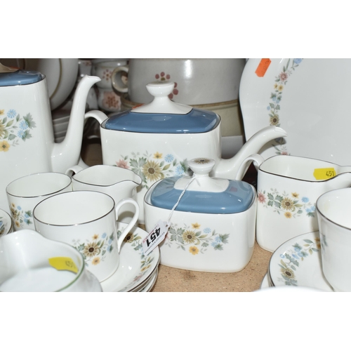 451 - A LARGE GROUP OF ROYAL DOULTON TEA AND COFFEE WARES AND CONTINENTAL TEA WARES comprising a group of ... 