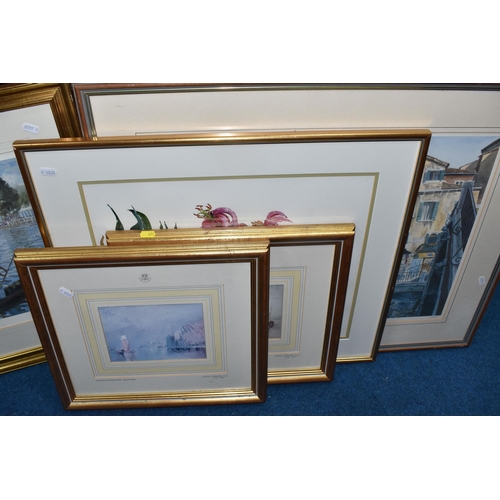 454 - A SMALL QUANTITY OF PICTURES AND PRINTS, comprising a Sherree Valentine Daines signed limited editio... 