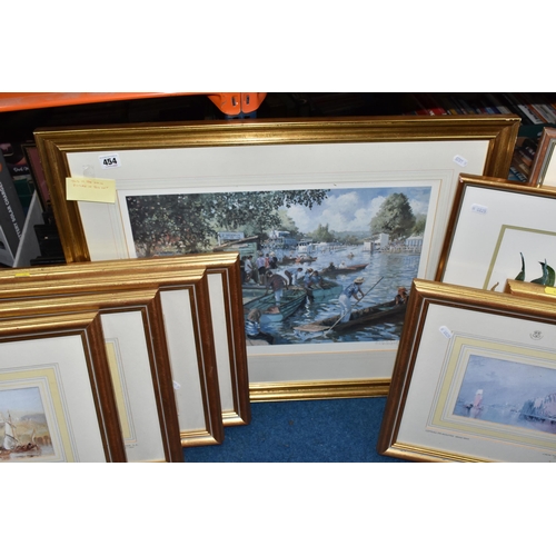 454 - A SMALL QUANTITY OF PICTURES AND PRINTS, comprising a Sherree Valentine Daines signed limited editio... 