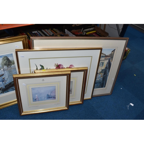 454 - A SMALL QUANTITY OF PICTURES AND PRINTS, comprising a Sherree Valentine Daines signed limited editio... 