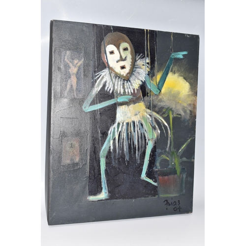 457 - PAUL MARTINEZ-FRIAS (BRITISH 1929-) A STILL LIFE STUDY OF FLOWERS IN A VASE, signed and dated (20)05... 