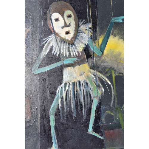 457 - PAUL MARTINEZ-FRIAS (BRITISH 1929-) A STILL LIFE STUDY OF FLOWERS IN A VASE, signed and dated (20)05... 