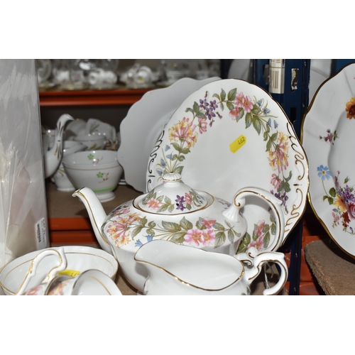 462 - TWENTY-TWO PIECES OF PARAGON 'COUNTRY LANE' TEAWARE comprising six tea cups, six saucers, six side p... 