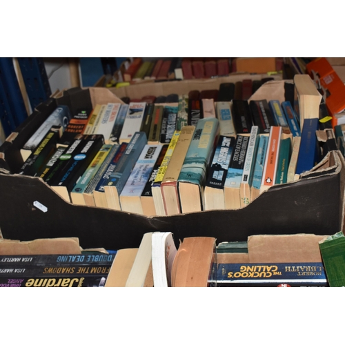 465 - EIGHT BOXES OF BOOKS to include a box of marketing and business books, a box of mixed cookery books,... 