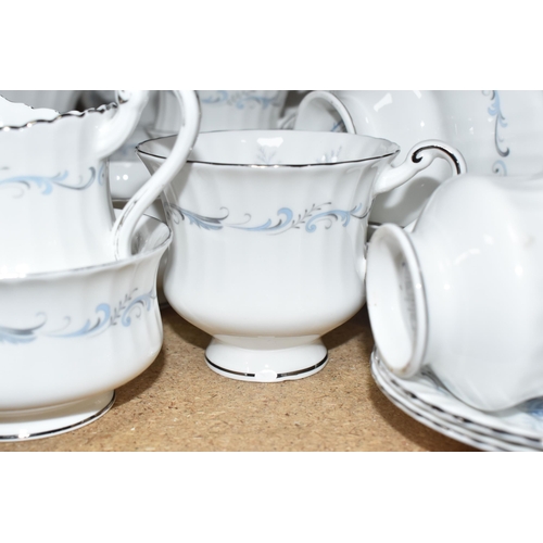 469 - A NINETY THREE PIECE PARAGON 'MORNING ROSE' DINNER SERVICE, comprising four tureens (one missing cov... 