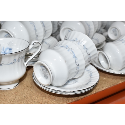 469 - A NINETY THREE PIECE PARAGON 'MORNING ROSE' DINNER SERVICE, comprising four tureens (one missing cov... 