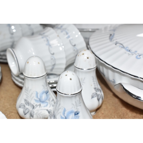 469 - A NINETY THREE PIECE PARAGON 'MORNING ROSE' DINNER SERVICE, comprising four tureens (one missing cov... 