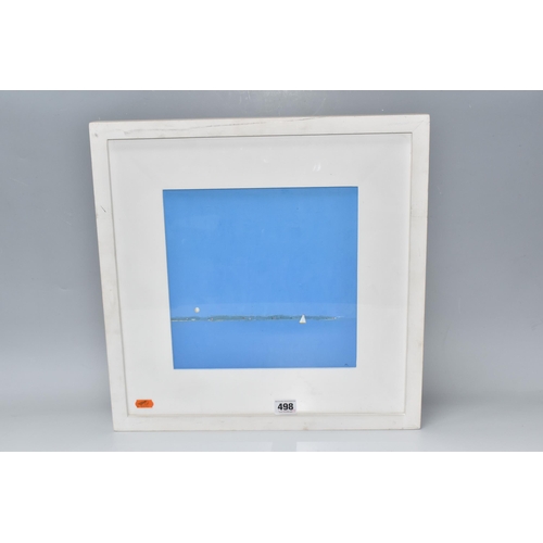 498 - MARTIN LEMAN (BRITISH CONTEMPORARY) 'Summer Sail', seascape, oil on board, initialled lower right, t... 