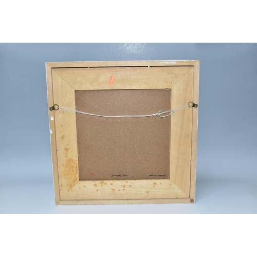 498 - MARTIN LEMAN (BRITISH CONTEMPORARY) 'Summer Sail', seascape, oil on board, initialled lower right, t... 