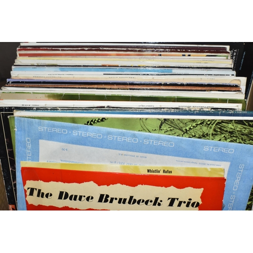 521 - THREE BOXES OF LPS AND R.P.M, to include classical, Jazz, pop, rock, blues, easy listening etc. appr... 