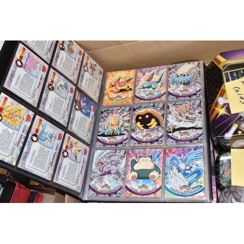 412 - THREE BOXES OF POKEMON AND MAGIC THE GATHERING CARDS, includes over 4000 Pokemon cards primarily fro... 