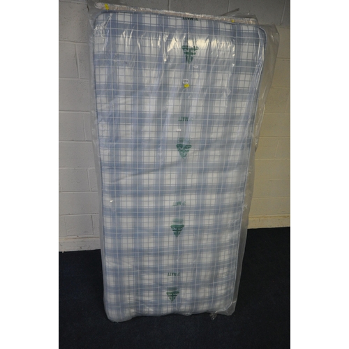 1211 - AN UNBRANDED SINGLE DIVAN BED AND MATTRESS (condition report: both in later plastic sleeves, appears... 