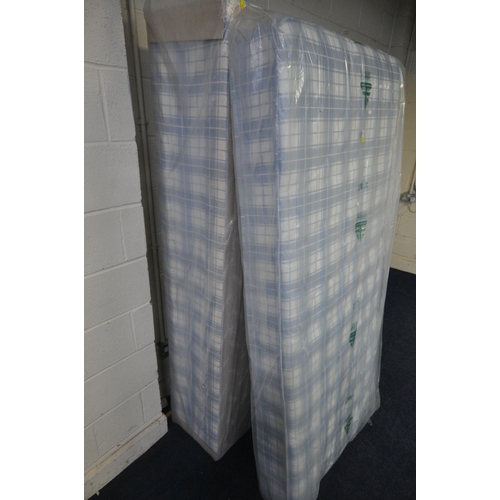 1211 - AN UNBRANDED SINGLE DIVAN BED AND MATTRESS (condition report: both in later plastic sleeves, appears... 