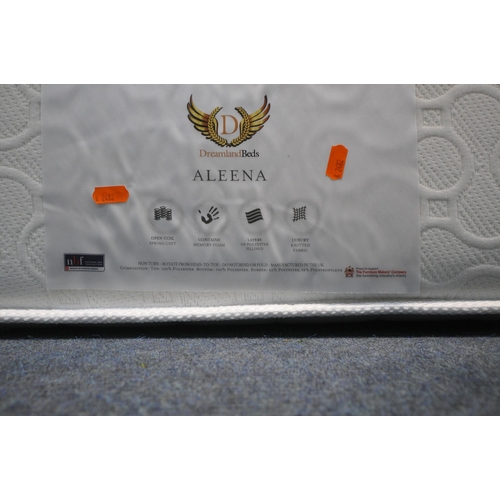 1262 - A PAIR OF DREAMLAND BEDS ALEENA SINGLE DIVAN BEDS AND MATTRESSES (condition report: minor clean idea... 