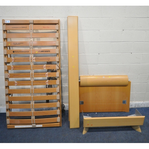 1266 - A HULSTA SINGLE BEDSTEAD, with motorised adjustable slats (condition report: side rails and bolts pr... 