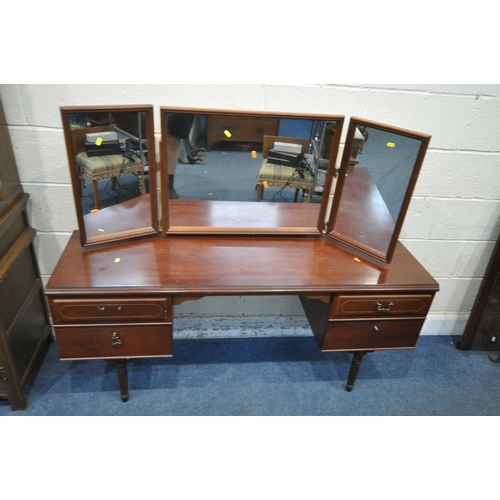 1330 - AN OLD CHARM OAK DRESSER, the two tier plate atop a base with two drawers, and double linenfold cupb... 