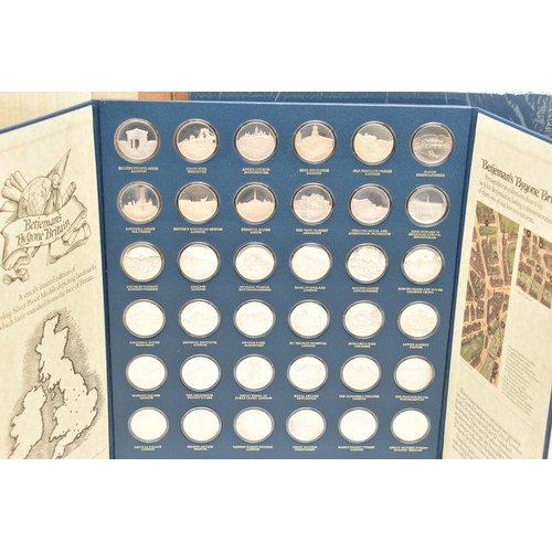 188 - A COLLECTION OF BETJEMANS BYGONE BRITAIN, to include 36x Sterling Silver Proof Medals by John Pinche... 