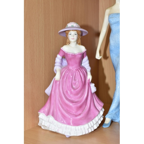 359 - SEVEN ROYAL DOULTON FIGURINES, comprising Spring Time HN4586 - an International Collectors Club figu... 