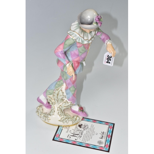 364 - ROYAL DOULTON HARLEQUIN FIGURE, a Prestige figure modelled by Douglas Tootle, limited edition 42/200... 