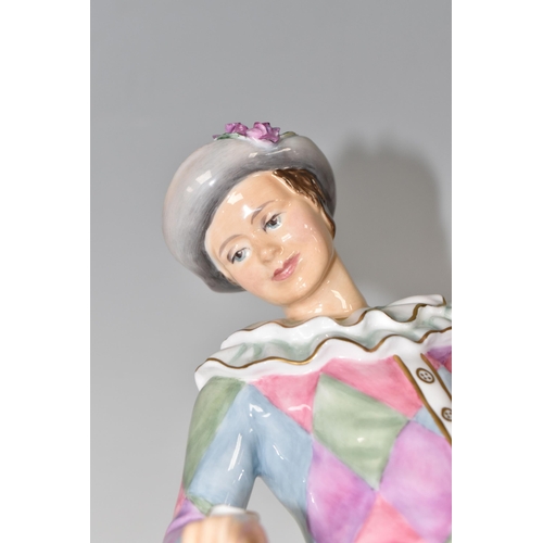 364 - ROYAL DOULTON HARLEQUIN FIGURE, a Prestige figure modelled by Douglas Tootle, limited edition 42/200... 